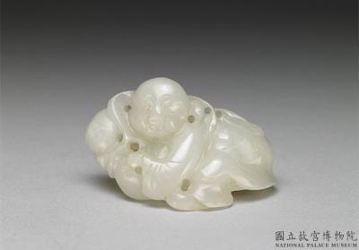 图片[2]-Jade pendant of a child, Qing dynasty (1644-1911)-China Archive